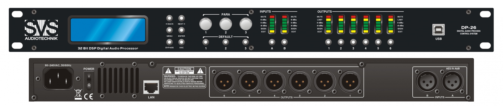 SVS Audiotechnik DP-26 Цифровой процессор: 2 входа 6 выходов в Кудымкаре