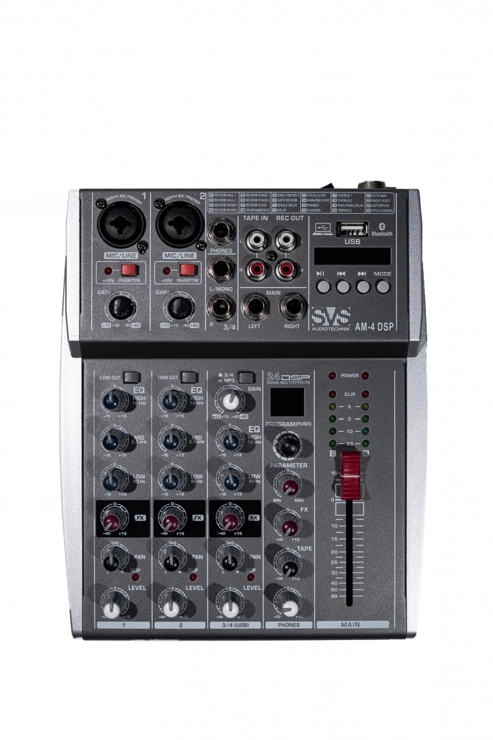 SVS Audiotechnik mixers AM-4 DSP Аналоговый микшерный пульт, 4-канала в Кудымкаре